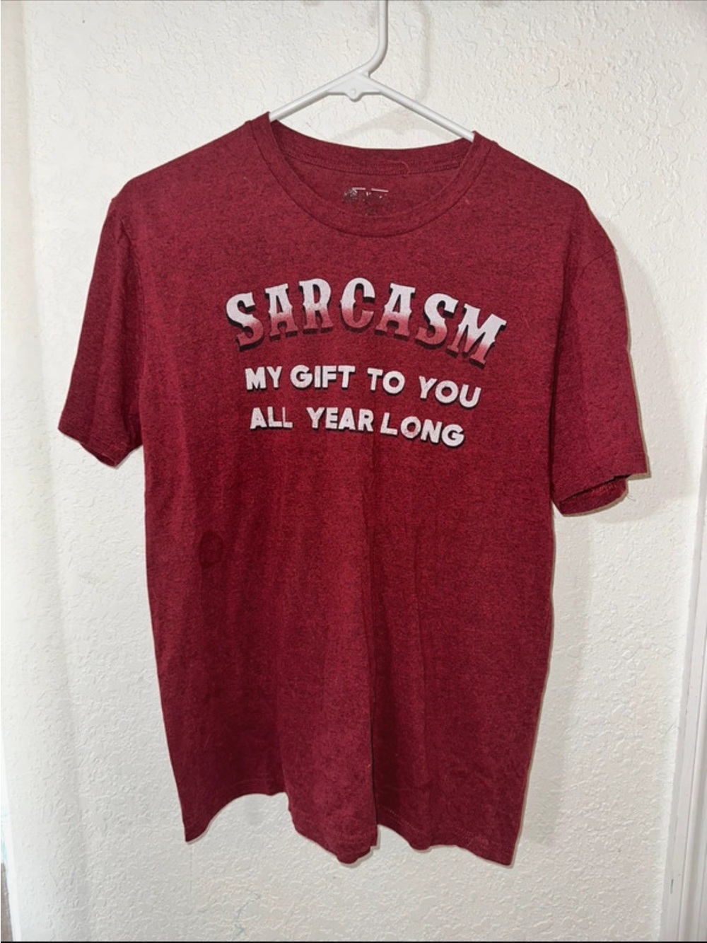 Arca Red 'SARCASM' Graphic Short Sleeve Tee